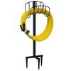 Soporte para Manguera de Jardín Removible de Metal Soporte para Manguera de Tubería de Agua Colgador de Manguera Estante de Almacenamiento Vertical para Manguera de Jardín