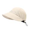 Sombrero de Sol de Mismo Estilo de Ruth para Mujer, Sombrero de Sol Versátil Multifuncional de Verano, Gorra de Béisbol con Cordón, Sombrero de Pescador de Secado Rápido
