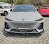 Adecuado para Changan Uni-V 2022 Spoiler Frontal Modificado, Alerón Trasero, Instalación No Destructiva, Labio Frontal, Kit de Carrocería Pequeño, Protectores de Esquina