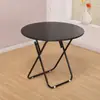 Mesa Plegable para Uso en Casa, Mesa de Comedor, Mesa de Comedor Simple para 4 Personas, Mesa Cuadrada Pequeña, Mesa Cuadrada Portátil para Puesto al Aire Libre