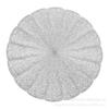 Jogo americano estilo luxo leve radiante seda brilhante tapete de mesa redondo pvc bronzeamento tapete de isolamento térmico em tapete decorativo moderno para casa
