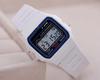 Reloj de Pulsera F91W con Correa de Acero Reloj de Lujo Oro Rosa Mujeres Hombres Autobús