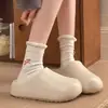 Carcasa de zapato impermeable EVA Lidani Pantuflas de algodón para mujer Otoño/Invierno Cálidas y cómodas para interior Pantuflas tipo Birkenstock Uso exterior Invierno para hombre