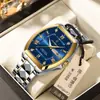 Poedagar/Poedaq 958 Marca Suiza Nuevo Reloj para Hombre Impermeable Luminoso de Cuarzo en Forma de Barril