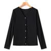 Cardigan Yundian Fresco Ligeramente Transparente de Lyocell Tencel Verano Delgado Más Fácil de Combinar Holgado Perezoso Delgado Cardigan Superior