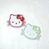 Brillo Fino Rojo y Verde Gatito de Cabeza Grande Dibujos Animados Accesorios para Joyería DIY Gato Niña Dulce Nicho Accesorios para el Cabello de Alto Valor