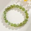 Atacado natural verde leite capa sonho jade único anel pulseira uva verde simples masculino e feminino moda pulseira jóias