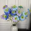 Flores de Clematis, Flores de Cordyceps, Flores Gesang de Cuatro Cabezas, Arte Floral con Gradiente de Dos Tonos, Decoraciones de Boda en el Jardín de Monet, 15 Colores Disponibles