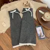 Leggings calcetín de algodón para mujer estilo Miu con lazos de color contrastante, adelgazantes y cálidos, calentadores de piernas de punto grueso para niñas