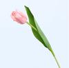 Flor Simulada Tulipa PU Flor Realista Falsa Flor Transfronteiriça Buquê de Casamento Casa Sensação Hidratante Atacado Gipsofila