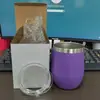 Comércio exterior aço inoxidável 12oz isolamento copo de ovo criativo vácuo swig casca de ovo copo moda U-shaped taça de vinho tinto copo de presente