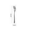Cubiertos de Acero Inoxidable Estilo Europeo Transfronterizo Juego de Cuchillo, Tenedor y Cuchara para Restaurante Occidental, Cuchillo para Bistec y Tenedor, Cuchara para Café y Postre, Tenedor para Fruta