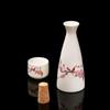 Juego de Sake Celadón Cerámico Divisor de Vino Blanco Taza de Vino para el Hogar Chino Olla de Vino Estilo Retro Imitación Taza para Beber