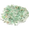 Venta al por mayor de accesorios de joyería DIY Jade suelto Jade A bienes color Jade birmano cuentas de ábaco material al por mayor