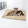 Suministros para mascotas perrera de terciopelo de cordero cálida cama para perro nido para mascotas tapete para nido de gato nido de algodón para gato tapete autocalentable para perro y gato manta