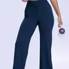 Calça Esportiva Slim Fit Secagem Rápida Calça Larga Feminina Perna Larga Perna Reta Esconde Gordurinha Calça Fitness Caimento Pilates Treino Yoga Casual