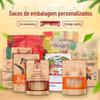 Sacos de Embalagem Especiais de Xinjiang Sacos Personalizados de Passas 0,5kg Frutas Secas Papel Kraft Bolsas Auto-Portantes com Zíper Sacos de Embalagem Personalizados
