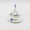 Louça de Mesa Imitando Porcelana Melamina Estampa de Tinta Criativa Hotel Restaurante Configuração de Mesa Conjunto de Quatro Peças de Copos, Colheres, Tigelas, Pratos, Louças Comerciais, Utensílios de Mesa