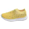 Calcetines elásticos de gran tamaño con pedrería para zapatos Amazon transfronterizos, zapatos deportivos casuales para hombre y mujer, suela MD, tejido flyknit transpirable, zapatos ligeros
