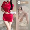 Lingerie sexy plus size cheongsam antigo sedução paixão provocação desejo puro República da China bordado cheongsam estampado geração cabelo