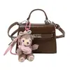 Nuevo Bolso de Mano Kelly Otoño Tendencia Coreana Nicho Patrón de Cocodrilo Versátil para Viajes de Negocios Elegante Bolso Cruzado de Lujo Ligero para Mujer