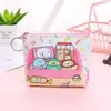 Nuevo Exquisito Estampado Monedero Estudiante Infantil Compacto Portátil Cremallera Lindo Dibujo Animado Monedero Venta al por Mayor