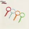 Llavero Redondo Lacado de Color Caramelo Engrosado con Cierre de Langosta DIY para Bolso Funda de Audífonos Accesorios para Llaveros Joyería