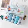 Novedad Coreana Calzoncillos Infantiles en Caja Algodón Puro Pantalones Tipo Panal para Niños Pantalones Cortos de Dibujos Animados para Niños Grandes Tienda de Fábrica