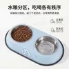 Comedero para perros, tazón para comida de perro, tazón doble de acero inoxidable para comida y agua de perro, comedero para perros antiderrames, tazón para gatos, tazón doble para mascotas