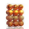 Ventas Directas de Fábrica de Bolas Navideñas de Plástico Electroplateado, Decoraciones Festivas, Adornos para Árbol de Navidad, Decoración Navideña al por Mayor Transfronteriza