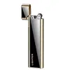 DB8015 Muela de Banda Metal Inflable Encendedor Dorado Encendedor de Banda Personalidad Tendencia Regalo para Hombre Sonido de Agitación Suministro