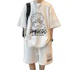 Novo Conjunto de Verão para Homens, Roupa Esportiva Casual para Adolescentes, Estudantes e Crianças Maiores, um Conjunto de Shorts de Manga Curta que Parece Estiloso