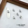 Estilo Año Nuevo Éxito Instantáneo Arte de Uñas Zircón Diamante Rojo Zodiaco Pony Lindo Caballo de Madera Pequeño Uñas Portátiles Diamante