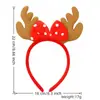 Envio direto da fábrica, faixas de cabeça de Natal transfronteiriças, presilhas de cabelo do Papai Noel, faixas de cabeça de urso de desenho animado, adereços de cabeça de boneco de neve