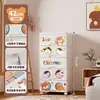 Gabinete de Almacenamiento para Estudiantes de Dibujos Animados Transfronterizo Gabinete de Almacenamiento de Plástico con Cajones para Juguetes, Documentos y Artículos Varios Caja de Almacenamiento para Ropa de Bebé