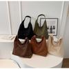 Bolso Cruzado Estilo Coreano Bolso de Gamuza Nuevo para Mujer Versátil Transfronterizo Bolso de Hombro Retro Gran Capacidad Bolso Tote para Viajar