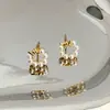 Pendientes Lindos y Exquisitos, Pendientes de Perlas de Agua Dulce Estilo Ins, Pendientes Sencillos y de Nicho Estilo Nuevo, Joyería para Mujer al por Mayor