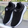 Tênis esportivos de malha flyknit finos transfronteiriços, leves, respiráveis, sola macia, tênis de corrida para estudantes, tênis casuais minimalistas da moda