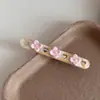 Grampo de Cabelo Vazado em Forma de Coração com Flor de Pérola, Estilo Vintage, Presilha de Cabelo Céu Estrelado, Presilha Bico de Pato para Mulheres