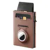 Cartera Transfronteriza con Rastreador Airtag, Múltiples Ranuras para Tarjetas, Portatarjetas Magnético Antirrobo RFID, Cartera de Cuero para Hombre con 70% de Descuento
