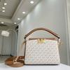 M K Bolso Nuevo para Mujer 2025Karlie tamaño pequeño Flor Vieja Bolso Kelly Tejido Solapa Hombro Cruzado Portátil Mujer