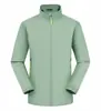 Chaqueta ligera de una sola capa con cuello alto y forro de malla de fibra de poliéster pongee de alta elasticidad, adecuada para ropa de trabajo corporativa y actividades de team building