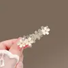 Presilhas de cabelo de alta qualidade, estilo coreano, nicho, para mulheres, doces e de luxo leve, estilosas e versáteis, presilhas laterais sem costura para franja