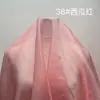 Venta al por mayor Hilo de Copo de Nieve Hilo Nube Lentejuelas Brocado Poliéster Organza Tela Hilo Rígido Decoración de Árbol de Navidad Fondo Tela para Ropa