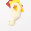Bufanda de Imitación de Piel de Conejo Rex Estilo Coreano Bufanda de Felpa Versátil Bufanda Cálida de Felpa Gruesa de Color Sólido para Invierno de Mujer
