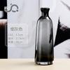 Vaso de Vidro Minimalista Nórdico Fresco de Flor Única para Flores Frescas, Decoração de Arranjo de Flores para Mesa de Jantar na Sala de Estar, Vaso Pequeno