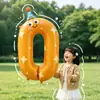 Estilo Ins Sombreros Coloridos de 42 pulgadas y Globos con Números para Decoración de Escena de Ceremonia de Fiesta de Cumpleaños Infantil