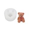 Diy rede tridimensional Red Pig gelo treliça molde de silicone mousse bolo molde silicone aromaterapia vela molde urso cão