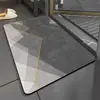 Alfombrilla de lodo de diatomeas, alfombrilla de suelo absorbente de agua y antideslizante, alfombrilla para pies de diatomeas, secado rápido, para usar en entradas de baño, inodoros y duchas