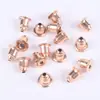 Atacado de 5*6 Tampões de Ouvido Metálicos em Formato de Bala, Tarraxas de Brinco, Piercings de Orelha, Tampas de Orelha, Acessórios para Brincos DIY, Joias
